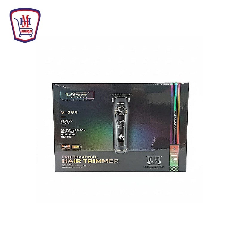 VGR ماكينه حلاقه شعر رجالى موديل 299