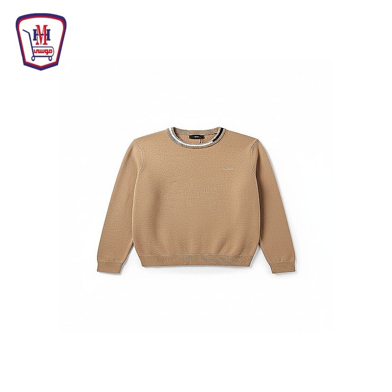 بلوفر تريكو راوند بوص ساده خط حوض مون موديل 7006