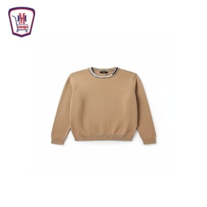 بلوفر تريكو راوند بوص ساده خط حوض مون موديل 7006 7006 مل م | هايبر موس