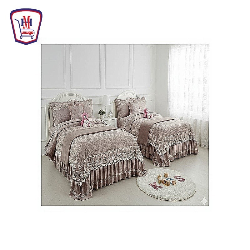 طقم كوفرته تبارك قطيفه اطفال 241 - 4 قطع