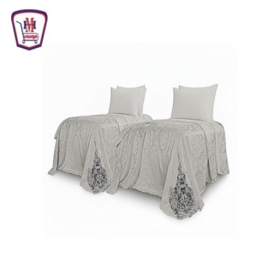 جود مفرش ستان 4 قطع عرايسى علبه J192 ابيض من موسى | هايبر موسى