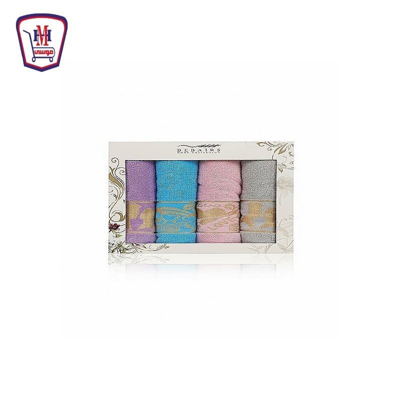 بيبرس طقم فوط 60×120 علبه 4 قطع