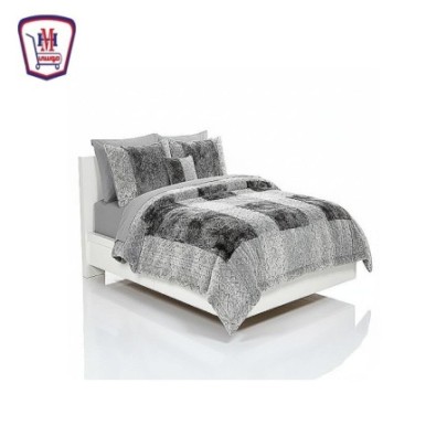 طقم لحاف فرو فنورد كبير سحر العيون LONG Home عدد 4 قطع من | هايبر موسى