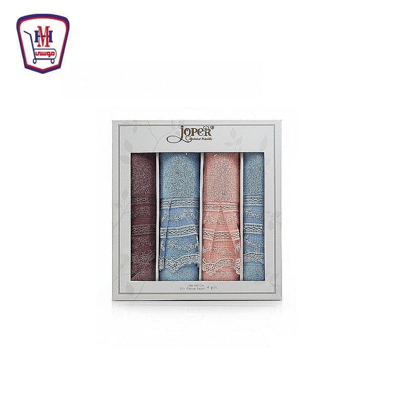 طقم فوط وتين 599- جوبير 4 قطع 60×120 سم