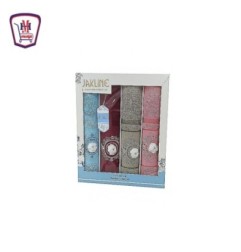 طقم فوط مطرز JAKLING موديل 380 م 60 × 120 4 قطع من موسى | هايبر موسى