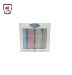 طقم فوط سوزى 605- جاكار 4 قطع 60×120 سم من موسى | هايبر موسى