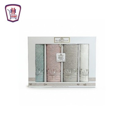 السروجى شريف طقم فوط وتين مطرز 50 - 4 فوطه من موسى | تسوّق أونلاين