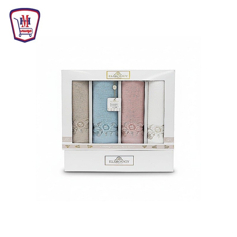 السروجى شريف طقم فوط عروستى 60 - 4 فوطه