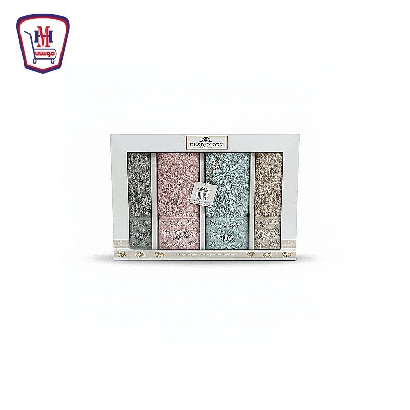 السروجى شريف طقم فوط سلمى 60 - 4 فوطه