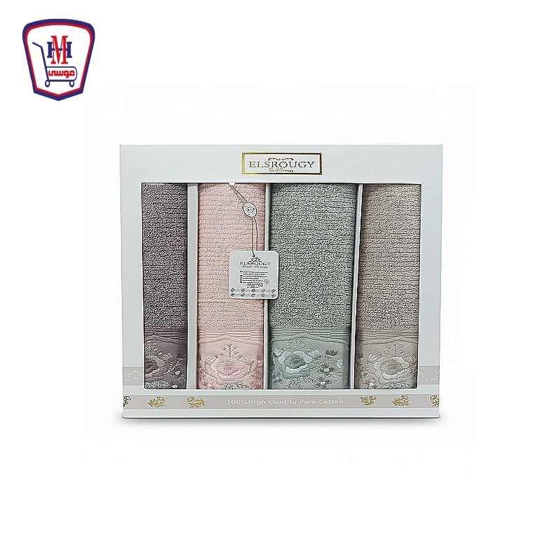 السروجى شريف طقم فوط زبيده 50 - 4 فوطه