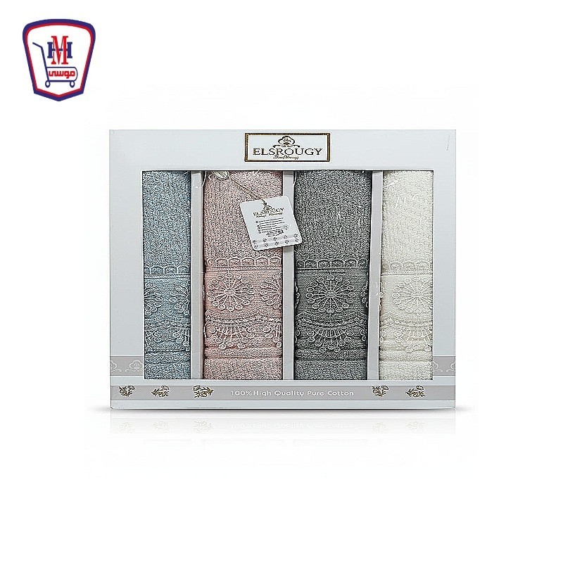 السروجى شريف طقم فوط بشرى 50 - 4 فوطه