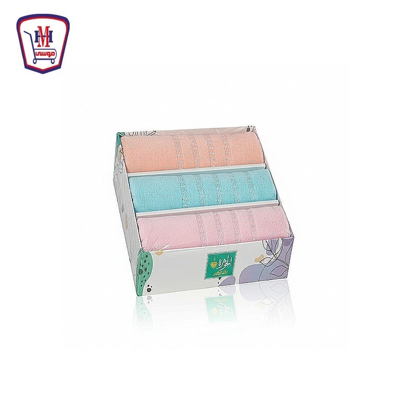 طقم فوط اولاد عبد القادر الجوهره 3 قطع علبه