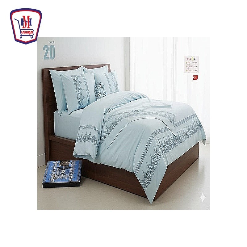 طقم ملايه  سرير كبير 5 قطع م 20.