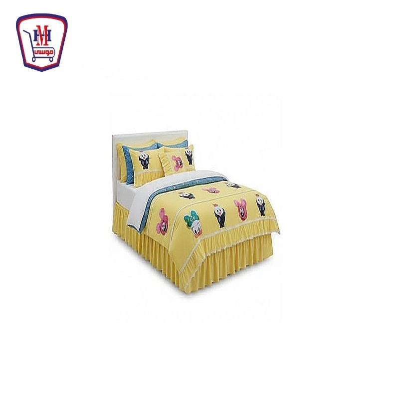 طقم مفرش سرير الماسه كلاسيك هابى كيدز اطفال 6 قطع
