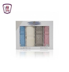 طقم فوط علا 607- جاكار 4 قطع 120×60 سم من موسى | تسوّق أونلاين