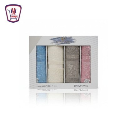 طقم فوط علا 607- جاكار 4 قطع 120×60 سم من موسى | تسوّق أونلاين