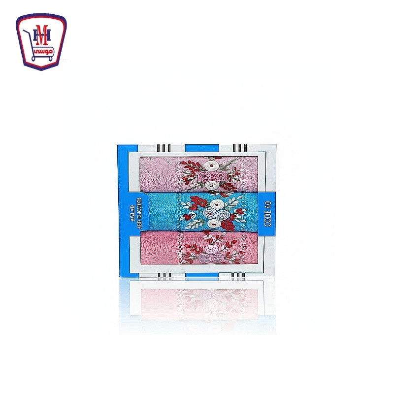 طقم فوط اولاد عبد القادر هاند ميد 3 قطع علبه