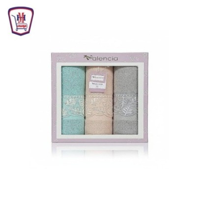 طقم فوط VALENCIA فيروز 3 قطع م / 161731 من موسى | تسوّق أونلاين