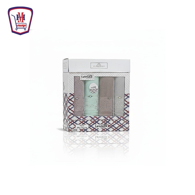 LAVISTA طقم فوط 4 قطع R8060 ( 60 سم × 120 سم )