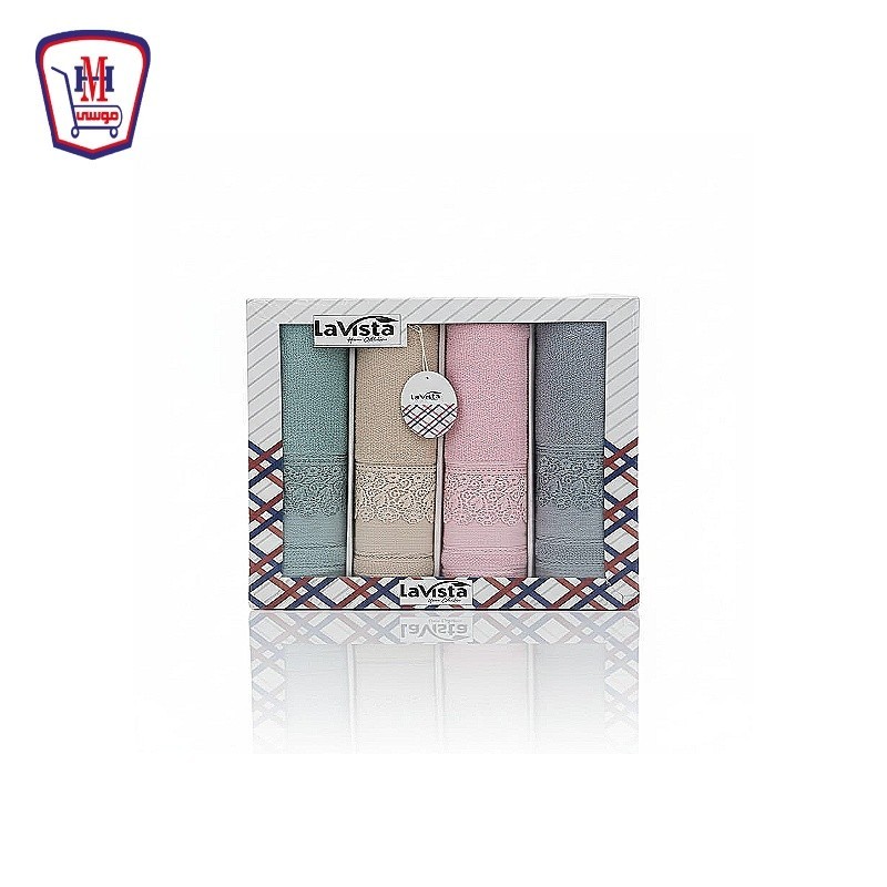 LAVISTA طقم فوط 4 قطع R8039 ( 60 سم × 120 سم )