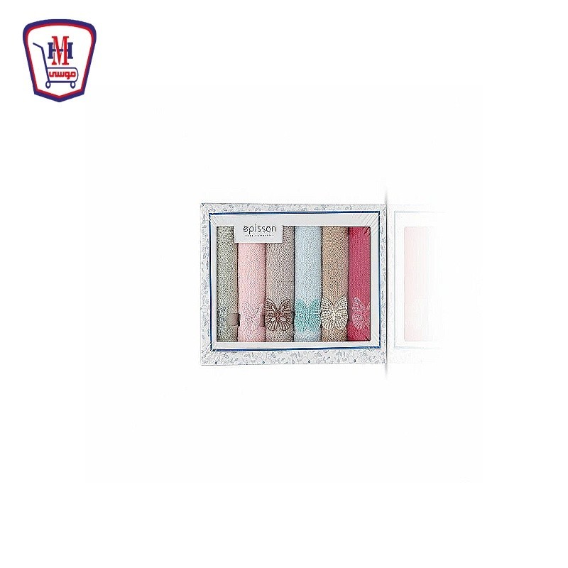 EPISSONطقم فوط تواليت 6 قطع L409 ( 30 سم × 30 سم )