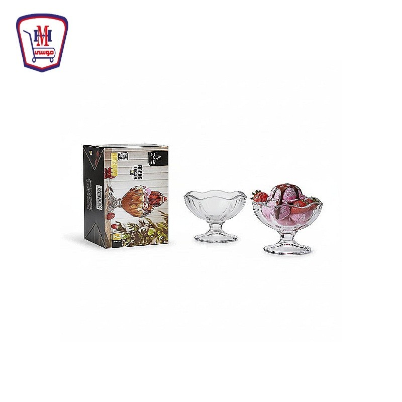 سيتى جلاس طقم بوله ايس كريم 2 قطعه ROCKS