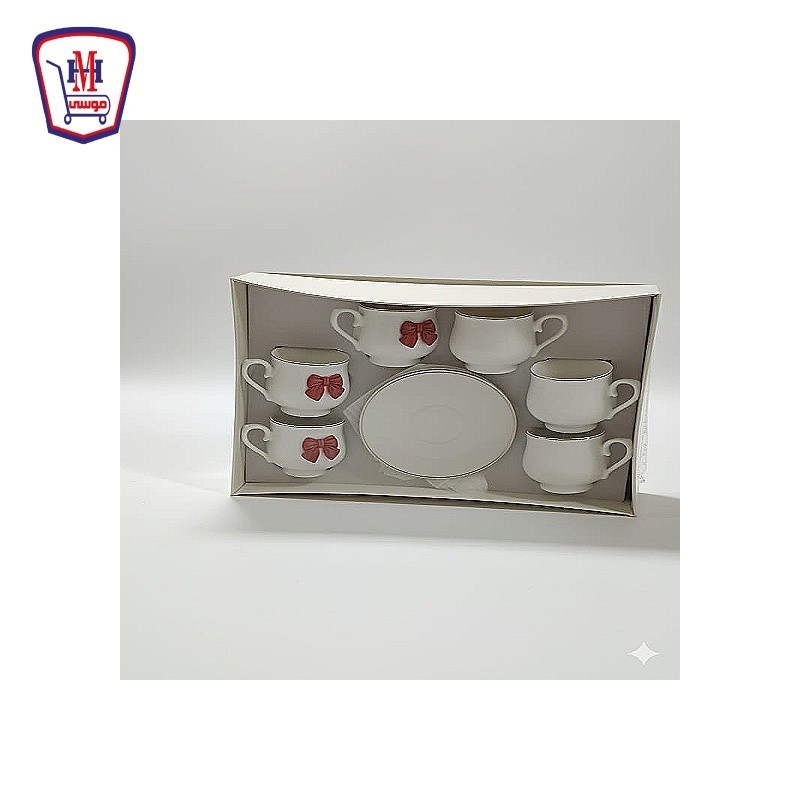 طقم مج قهوه بورسلين فيونكه 12 قطعه