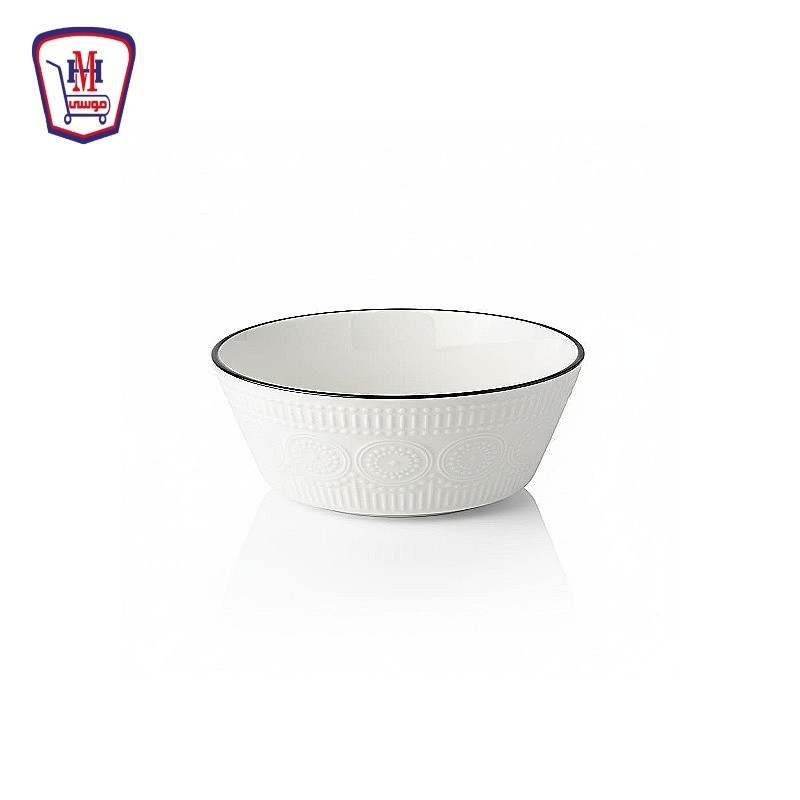 بوله بورسلين ابيض مزخرف