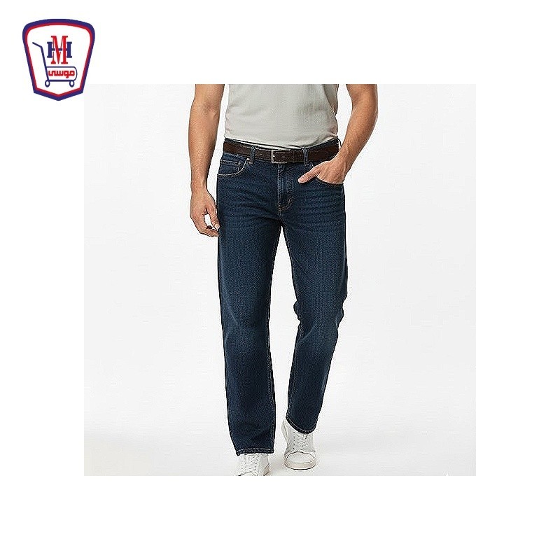 بنطلون جينز البيرتو ساده ليكرا خاص (40-50) موديل 6906