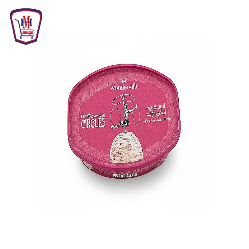 وندرفيل ايس كريم زبادى توت 800 مللى