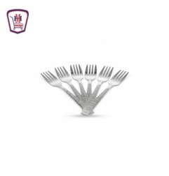 طقم شوكه صغيره سيلفر لوكس 6 قطع كيس | هايبر موسى — تسوّق أونلاين