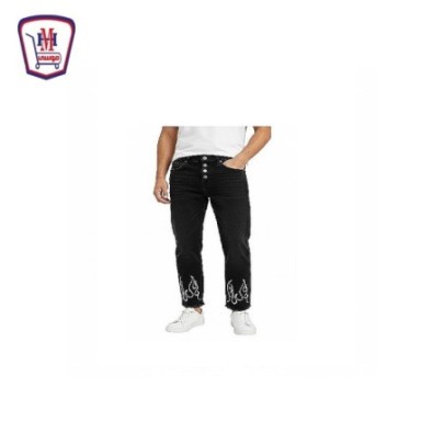 بنطلون جينز زارا وايد ليج طباعه م 1603 1603 مل من موسى | هايبر موسى