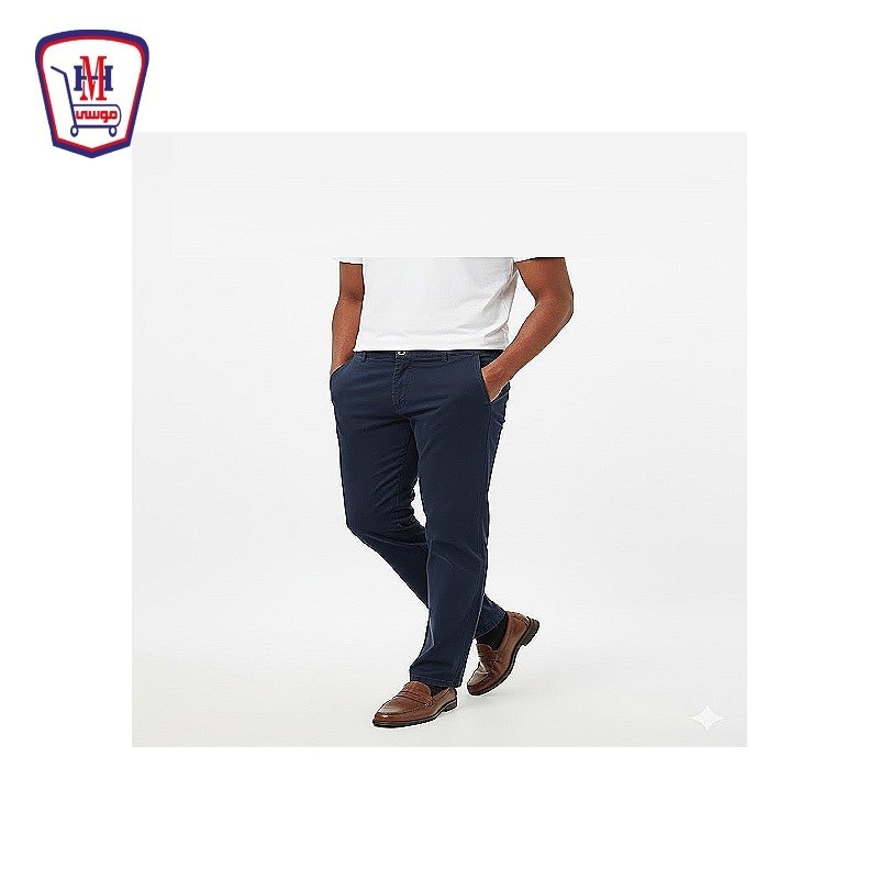 بنطلون جينز boss ساده ليكرا جيب شق موديل 6795+6901