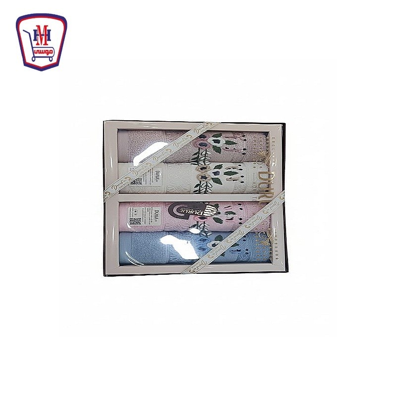 طقم فوط نيللى 50 × 100 4 قطع م 400357