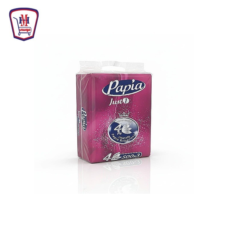 بابيا مناديل 4 طبقات 500 منديل 3 قطع