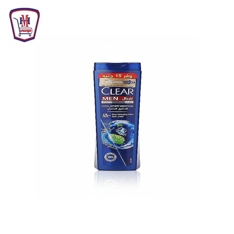 كلير شامبو رجالى المنثول المنعش 360مل وفر 15ج خربش