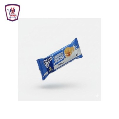 او بيست بسكويت ساده محشو فانيليا 100 جرام