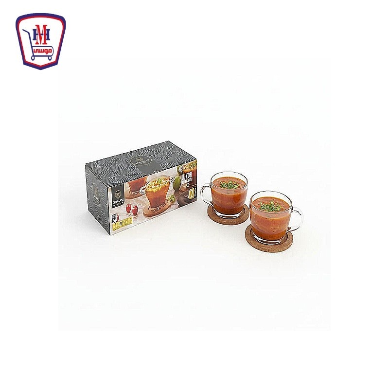 سيتى جلاس طقم شوربه 2 قطعه Luxor