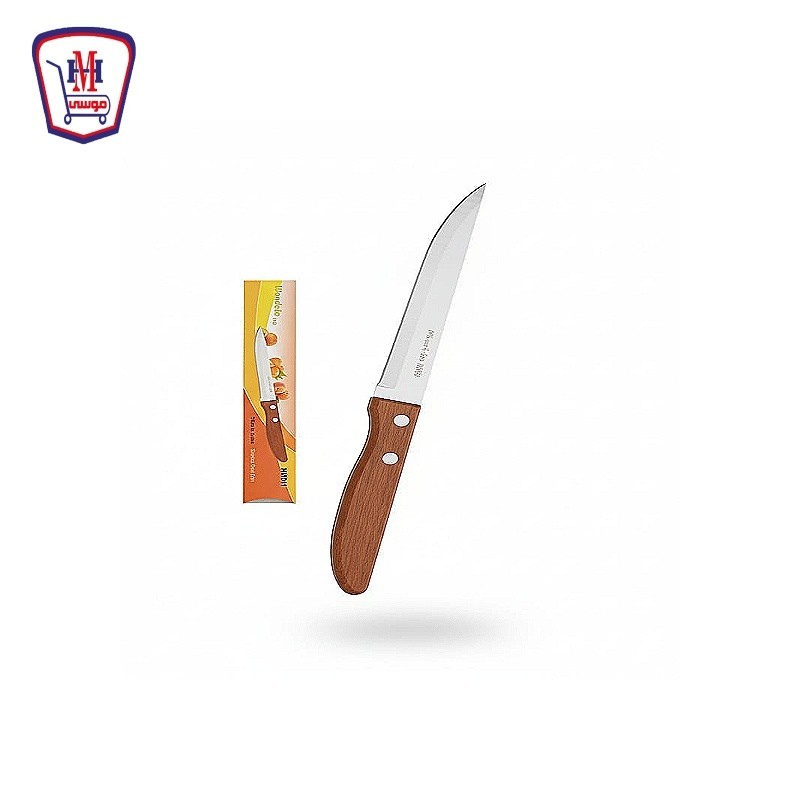 سكينه تقطيع يد خشب مقاس 4