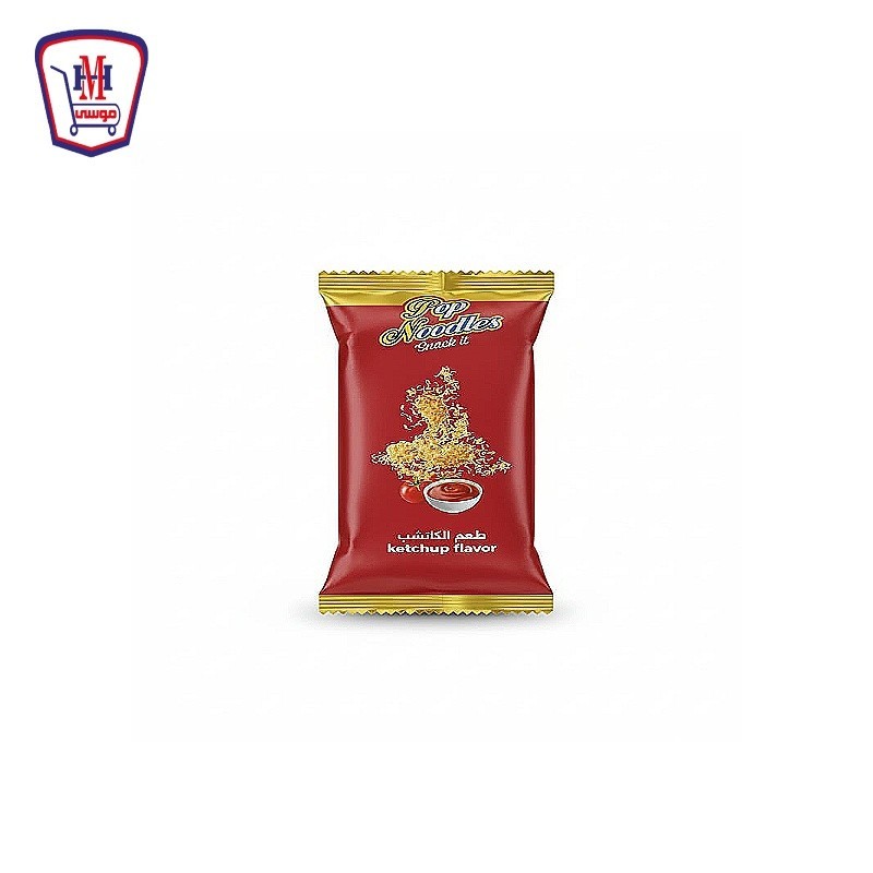 بوب نودلز سناكس طعم الكاتشب 30 جرام