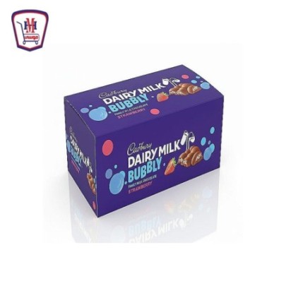 كادبورى شيكولاته بابلى فراوله 27 جرام علبه × 12قطعه