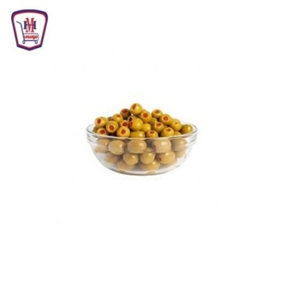 زيتون اخضرمحشى جزر 250 جرام | من المروه | هايبر موسى — أفضل سعر وتوصيل