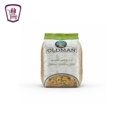 اولد مان ارز طويل الحبه ذهبى كيس 1 كيلو جرام
