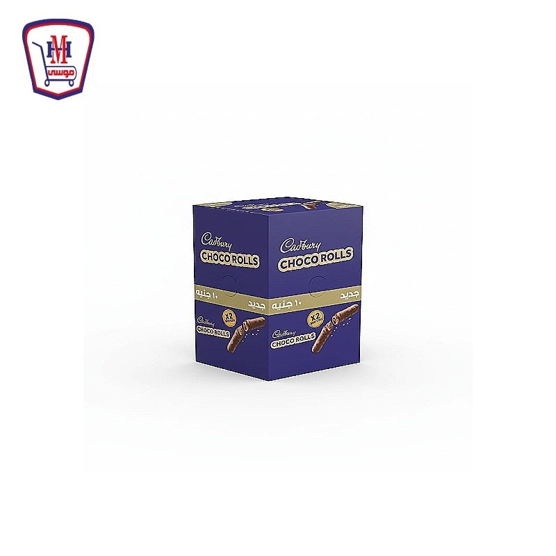 كادبورى بسكويت ويفر رول 22 جرام علبه × 12 قطعه