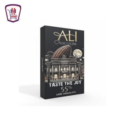على شيكولاته دارك (تركيز 55%) 80 جرام