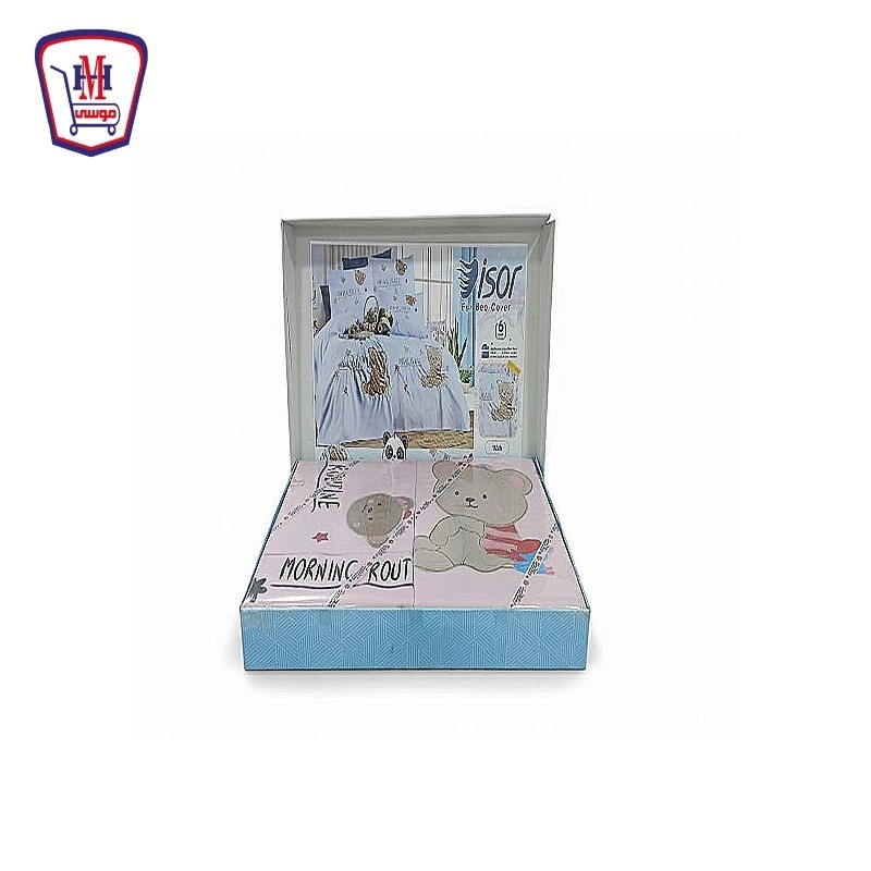 طقم ملايه اطفال ISOR موديل باندا عدد 6 قطعه