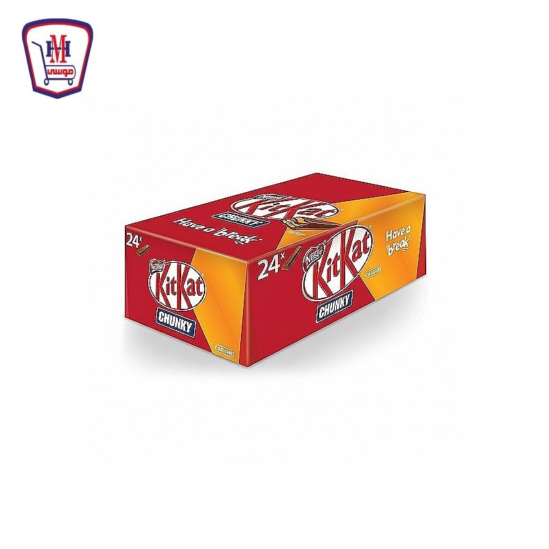 كيت كات شيكولاته تشنكى لوتس 41.5 جرام علبه × 24 قطعه