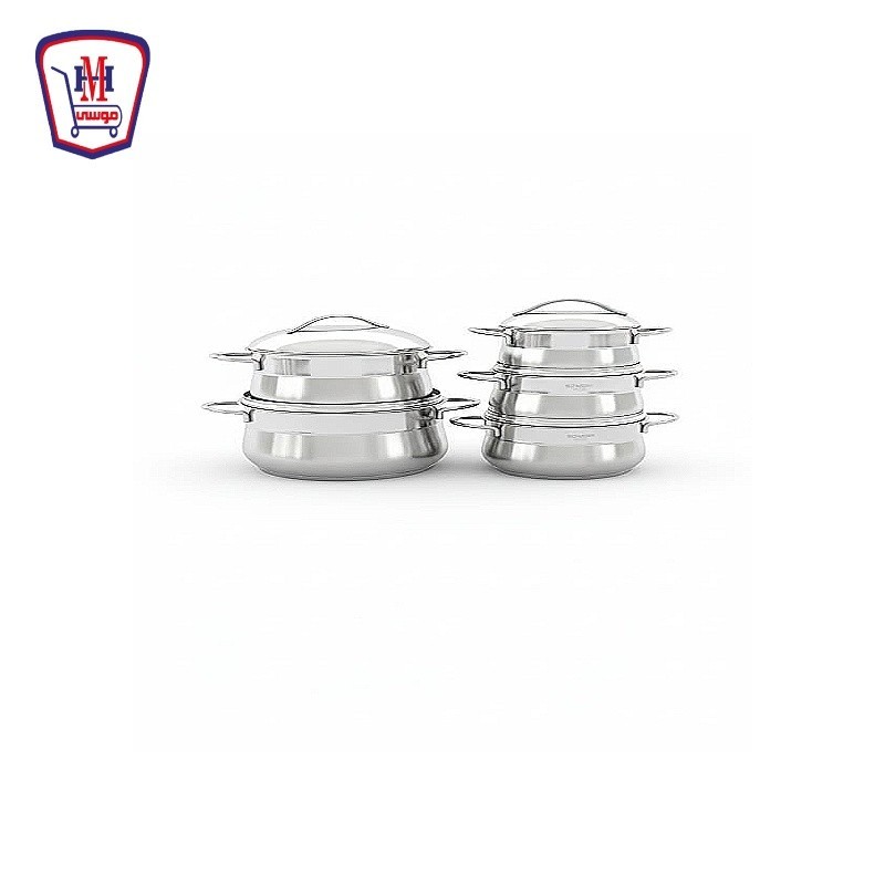 بونيرا طقم حلل استانلس 10 قطع