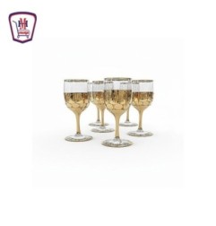 امبراطور دهب طقم كاس حفر ليزر 6 قطعه | هايبر موسى