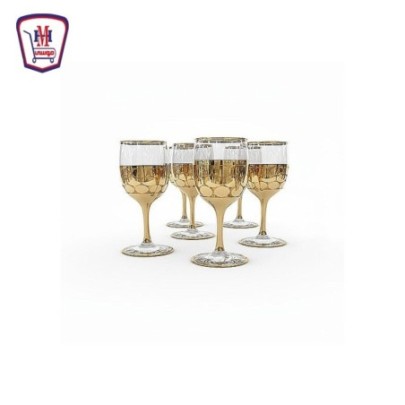 امبراطور دهب طقم كاس حفر ليزر 6 قطعه | هايبر موسى